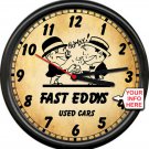 Personalized Used Car Sales Salesman Retro Vintage Auto Muscle Sign Wall Clock