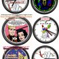 Personalized Your Name Dentist Dental Happy Tooth Teeth Gift DDS Sign Wall Clock