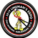 Reddy Kilowatt Lineman's Expo Oklahoma Arkansas USA Electric Sign Wall Clock