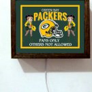 Green Bay Packers Betty Boop Wisconsin NFL Team Retro Vintage Light Lighted Sign Green Bay Packers Betty Boop Wisconsin NFL Team Retro Vintage Light Lighted Sign