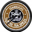 Starbucks Coffee Seattle Mermaid Espresso Pike Place Market Sign Wall Clock