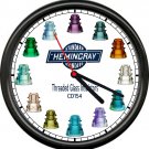 Hemingray Screw Glass Insulators CD154 Electrical Depression Sign Wall Clock