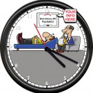 Personalized Name Psychiatrist Counselor Psychologist Male Man Sign Wall Clock