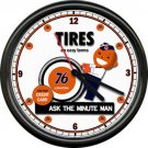 Minute Man Tire Store Union 76 Gas Station Pump Oil Dealer Retro Sign Wall Clock Minute Man Tire Store Union 76 Gas Station Pump Oil Dealer Retro Sign Wall Clock