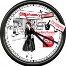Personalized Retro Vintage Drug Store Pharmacy Pharmacist  CVS Wall Clock