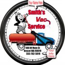 Personalized Your Name Sewer Septic Pumping Vacuum Service Truck Sign Wall Clock