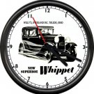 Whippet Overland Toledo Ohio Auto Sales Service Parts Dealer Sign Wall Clock