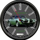 Licensed 1972 Pontiac Firebird Green Muscle Car General Motors Sign Wall Clock