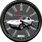 Licensed 1963 White Corvette Chevrolet General Motors Retro Sign Wall Clock Licensed 1963 White Corvette Chevrolet General Motors Retro Sign Wall Clock