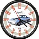 Licensed 1967 Corvette StingRay Convertible General Motors Sign Wall Clock