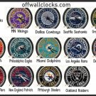 NFL Football Cowboys Seahawks Packers Rams Broncos Eagles Etc. Team Wall Clocks