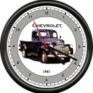 Licensed 1941 Chevy Pickup Truck Vintage Chevrolet General Motors Wall Clock