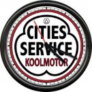 Cities Service Gas Station Retro Pump Logo Vintage Art Oil Cars Sign Wall Clock