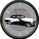 Licensed 1956 Buick 4 Door Sedan Vintage B&W General Motors Sign Wall Clock Licensed 1956 Buick 4 Door Sedan Vintage B&W General Motors Sign Wall Clock