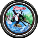Hamm's Hamms Beer Bear Bar Tavern Barrel Waterfall Wildlife Sign Wall Clock Hamm's Hamms Beer Bear Bar Tavern Barrel Waterfall Wildlife Sign Wall Clock