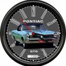 Licensed 1966 Pontiac GTO 2 Door Sedan General Motors Retro Sign Wall Clock