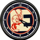 Reddy Kilowatt Vintage Logo Ohio Edison Company Electrician Sign Wall Clock