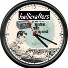 Hallicrafters Hurricane Amateur Radio Ham Equipment Tube Dealer Sign Wall Clock