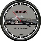 Licensed 1958 Buick Riviera Sedan Convertible General Motors Sign Wall Clock