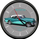 Licensed 1956 Buick 4 Door Sedan Vintage Blue General Motors Sign Wall Clock Licensed 1956 Buick 4 Door Sedan Vintage Blue General Motors Sign Wall Clock