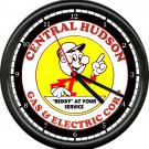 Reddy Kilowatt Central Hudson Gas & Electric Corp  Service Sign Wall Clock