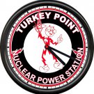 Reddy Kilowatt Electrician Turkey Point Nuclear Power Station Sign Wall Clock