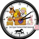 Personalized Vet Tech Veterinarian Equine Small Animal Horse Dog Cat Wall Clock