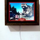 Schmidt Beer Camping Giant Raccoon Tavern Man Cave Garage Light Lighted Sign Schmidt Beer Camping Giant Raccoon Tavern Man Cave Garage Light Lighted Sign