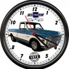 Licensed 1972 72 Chevy Chevrolet Blue C-10 Pickup General Motors Sign Wall Clock