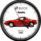 Buick Reatta Classic 1991 Red Coupe Car Dealer Sales Service Sign Wall Clock Buick Reatta Classic 1991 Red Coupe Car Dealer Sales Service Sign Wall Clock