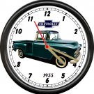 Licensed 1955 '55 Chevy Stepside Pickup Truck General Motors Sign Wall Clock