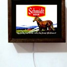 Schmidt Beer Tavern Horse & Colt Western Farm Scene Light Lighted Sign Schmidt Beer Tavern Horse & Colt Western Farm Scene Light Lighted Sign
