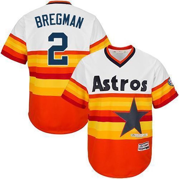 Men's #2 Alex Bregman Houston Astros 