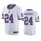 Men's #24 James Bradberry New York Giants White Color Rush Limited Football Jersey Stitched