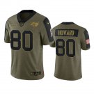 Men's O.J. Howard Tampa Bay Buccaneers 2021-22 Salute To Service Olive Football Jersey Stitched