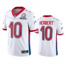 Men's Justin Herbert Los Angeles Chargers 2022 AFC Pro Bowl White Stitched Jersey