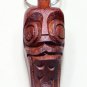 Ethnic Indonesia Lake Toba Wood key chain Handmade