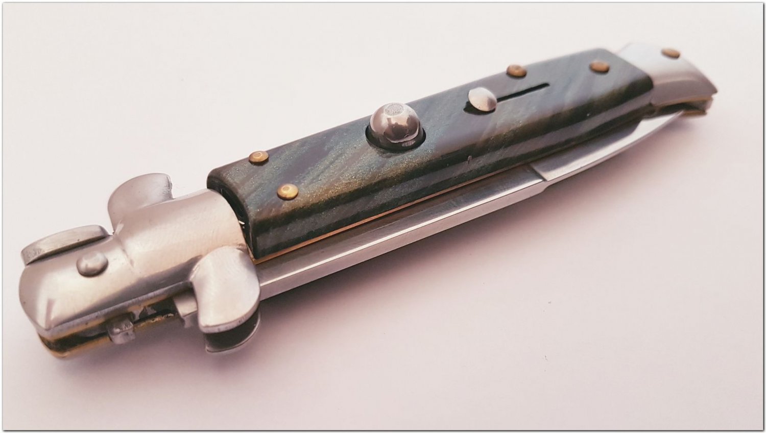 Automatic SwitchBlade Folding Knife Italy Stiletto Spring Assisted