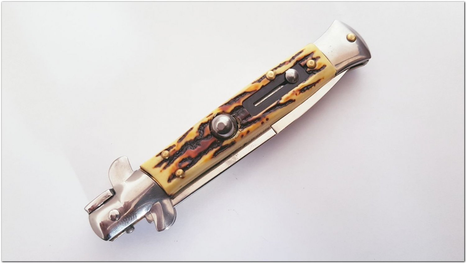 Automatic SwitchBlade Folding Knife Italy Stiletto Spring Assisted