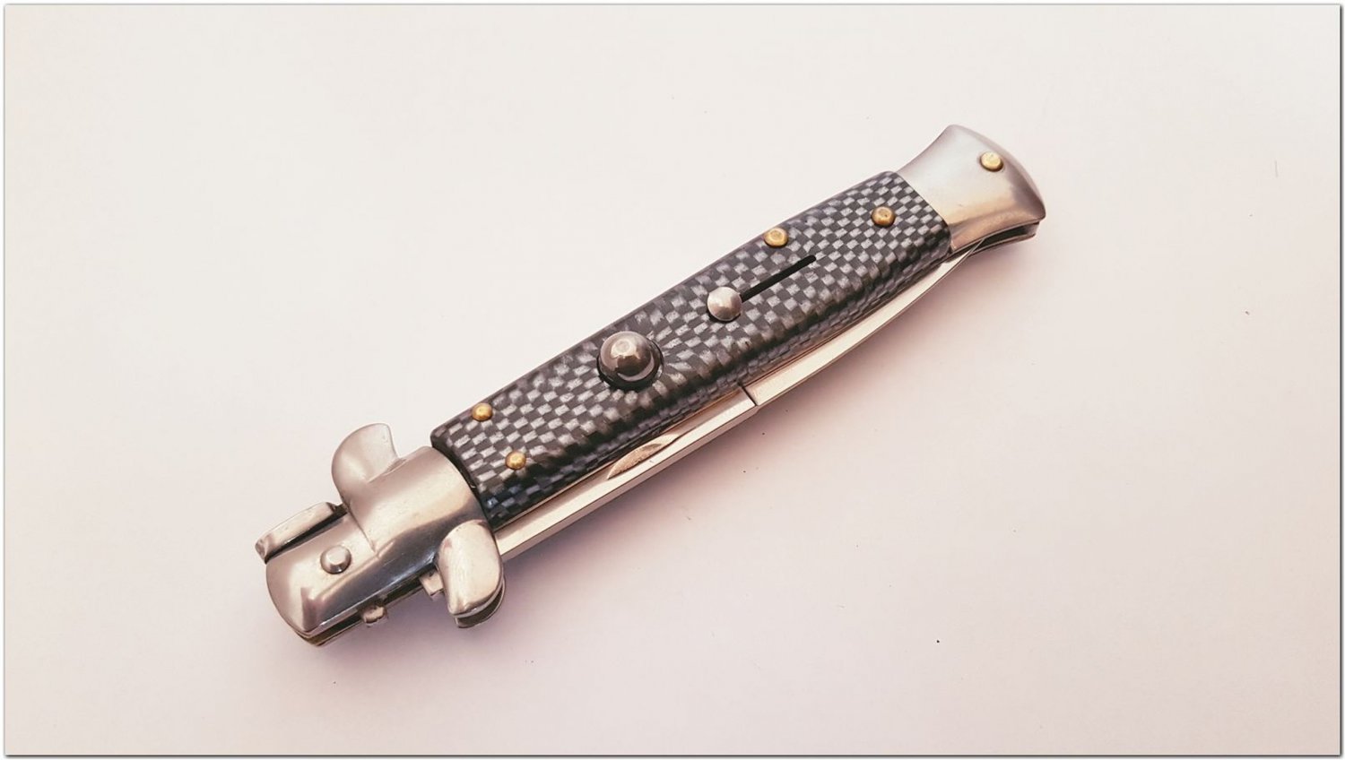 Automatic SwitchBlade Folding Knife Italy Stiletto Spring Assisted