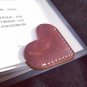 2pcs Handmade Genuine Leather Charm Bookmark, Mini furnish and decorate,Corner Page Marker