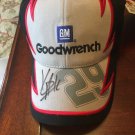 Kevin Harvick Autographed Hat #29 Nascar Chase  RCR Gray and Red Goodwrench new