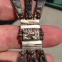 Sterling Abalone Shell 7 " Bracelet Mexico Taxco 925 signed & Marked RLS