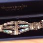 Sterling Abalone Shell 7 " Bracelet Mexico Taxco 925 signed & Marked RLS