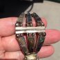 Sterling Abalone Shell 7 " Bracelet Mexico Taxco 925 signed & Marked RLS