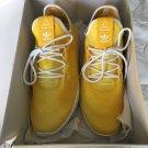 NWT Adidas Mens PW HU HOLI Tennis Pharrell Williams Yellow/White DA9617 Size 9.5