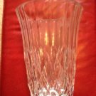 Val St Lambert signed Crystal 8" Vase  Large Belgian  mint condition