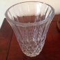 Val St Lambert signed Crystal 8" Vase  Large Belgian  mint condition