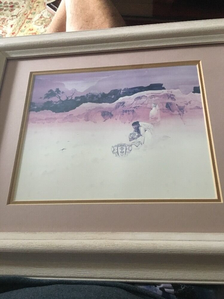 "To the River" by Michael Atkinson 14x 17" Matted  Framed Print W/Glass