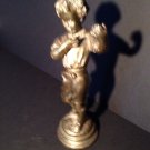 Bronze Cherub Flute Player Statue British 100+ Years Old